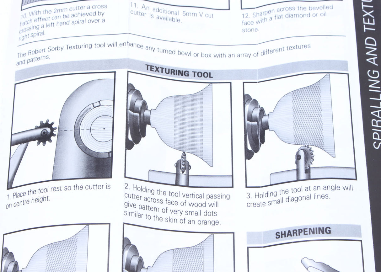 Robert Sorby Spiralling Turning Tool Leaflet