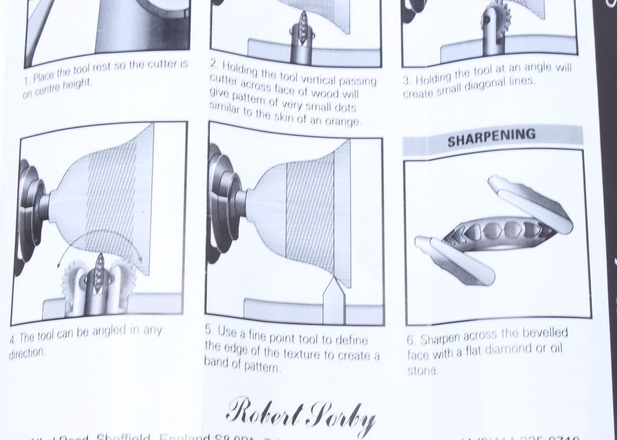Robert Sorby Spiralling Turning Tool LEaflet