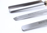 Close up view of the Robert Sorby Deluxe Turning Tool Blades