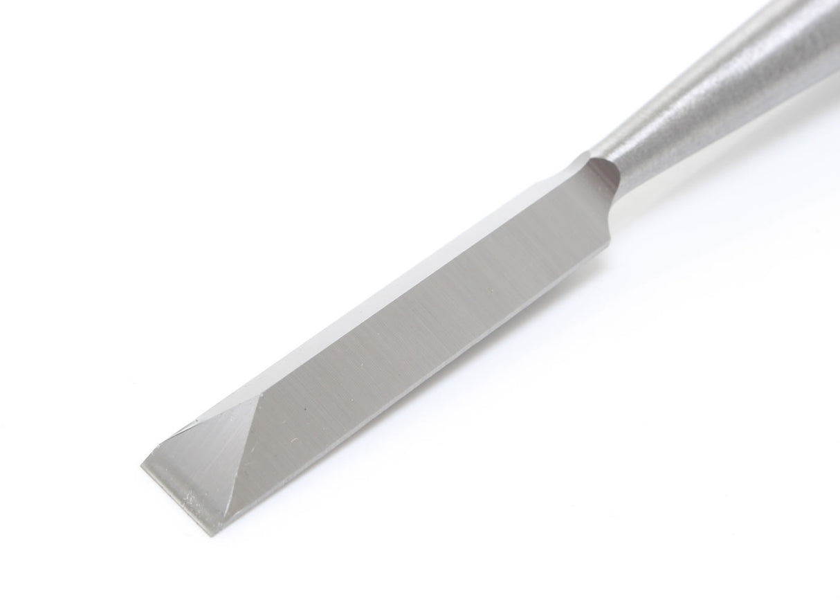 Close up view of Narex Dovetail Chisel Blade