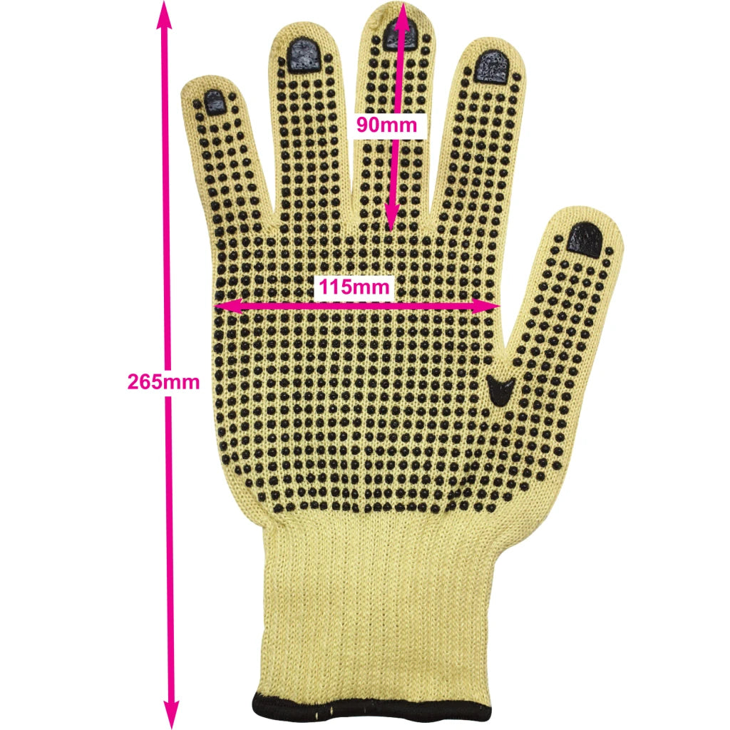 Beber Kevlar Reinforced Carvers Glove - Sizing