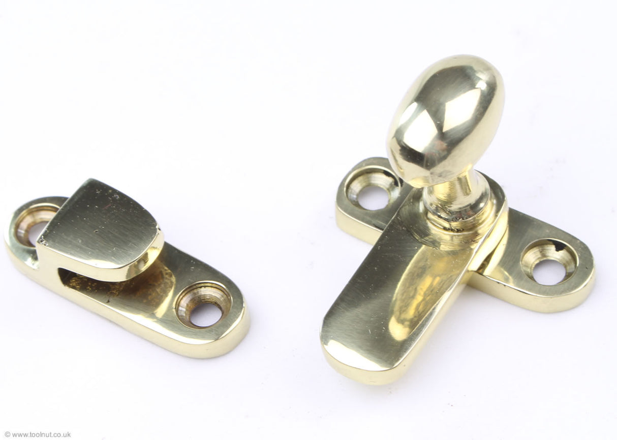 Cabinet Catch Fastener - Polished Brass