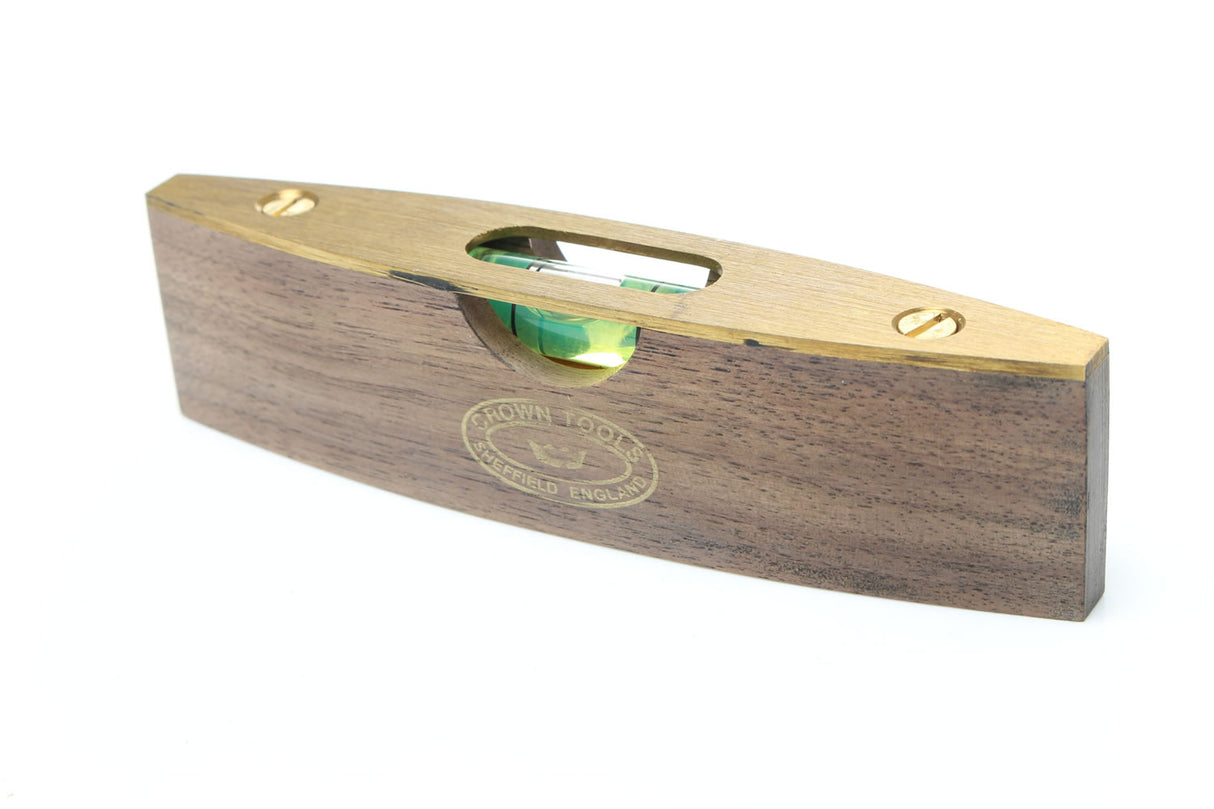 Walnut Spirit Level - 4 inch