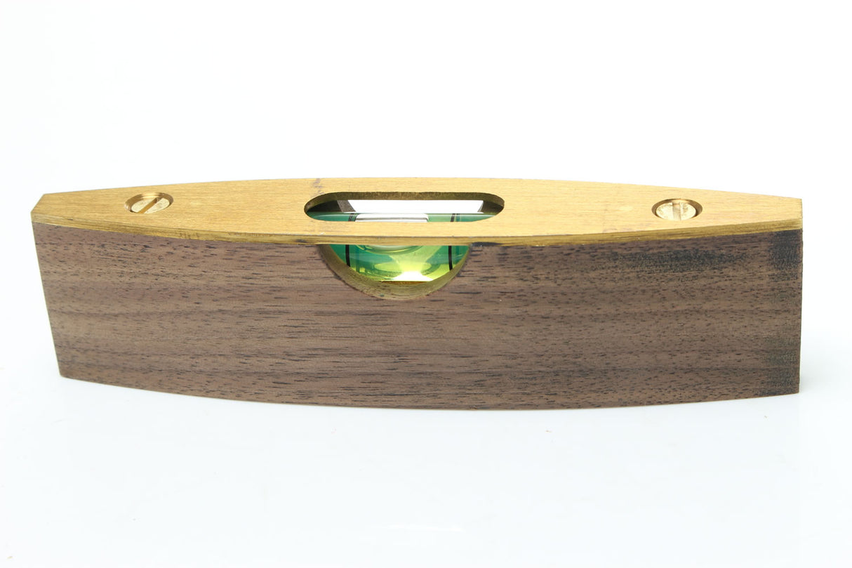 Walnut Spirit Level - 4 inch