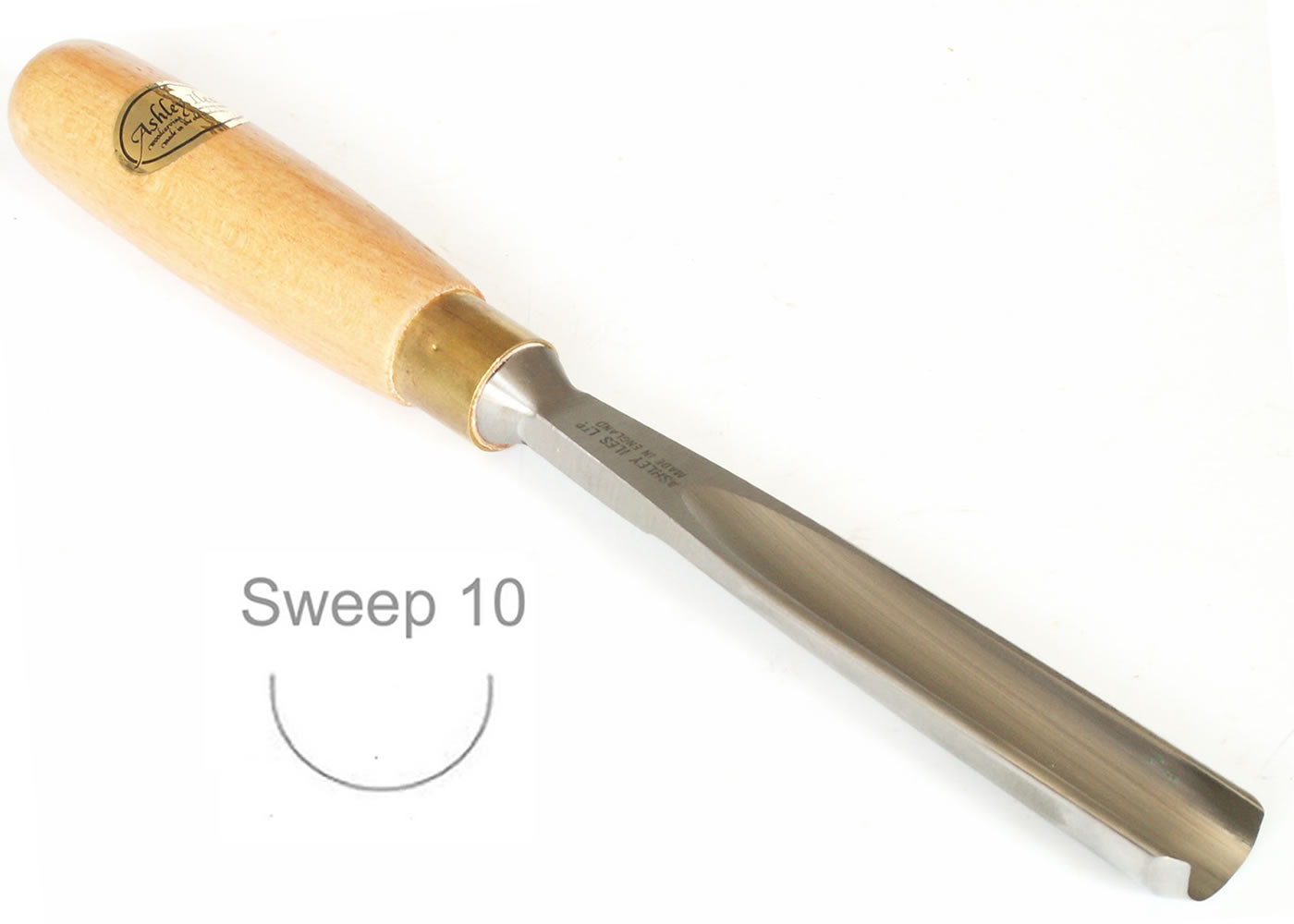 Ashley Iles - Sweep 10 - Carving Gouge – Toolnut