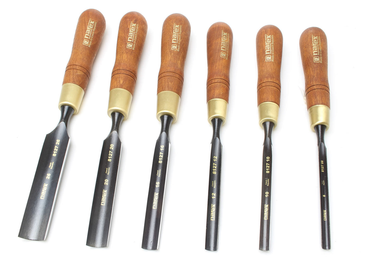 Narex Premium Firmer Gouge Set