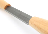 Close up view Ray Iles Straight Drawknife Blade