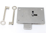 Steel Straight Cupboard lock with 2 keys