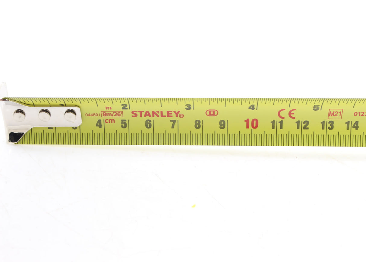 Stanley Tylon Tape Measure - Measurements