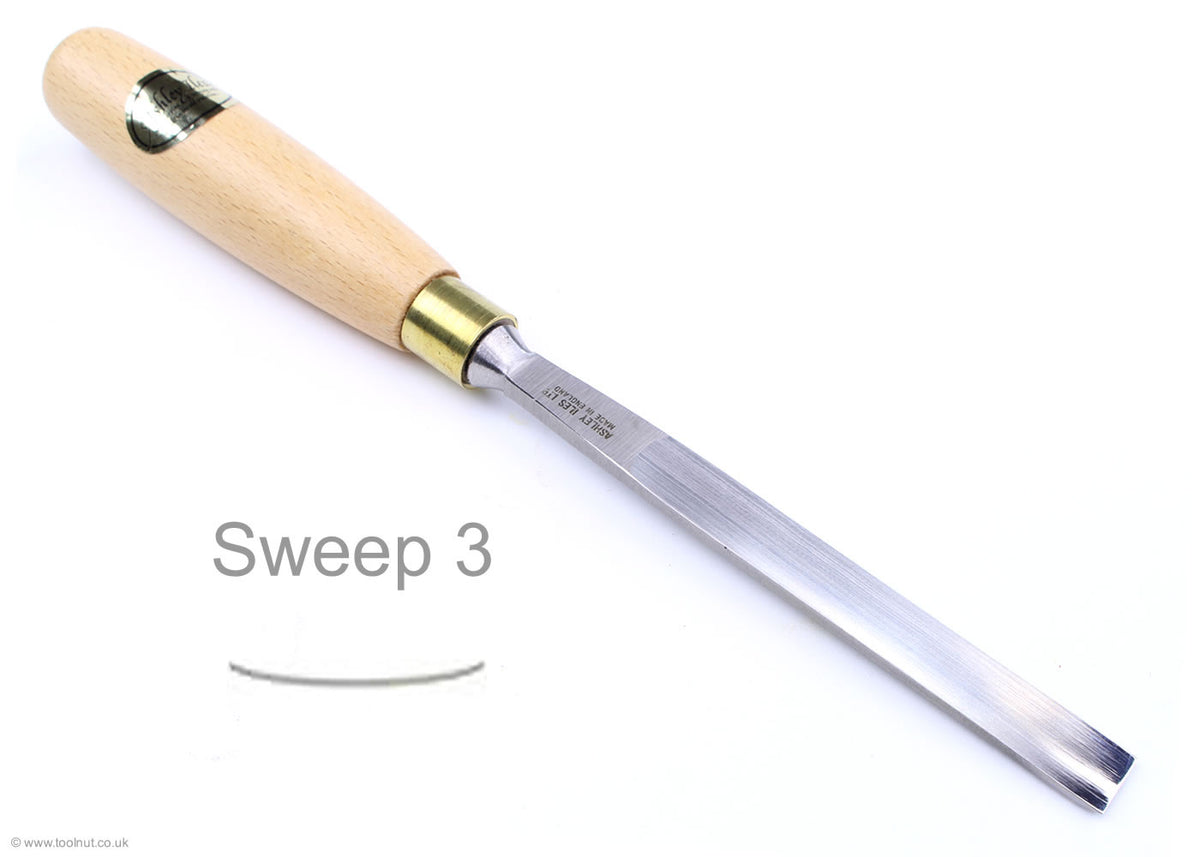 Ashley Iles - Sweep 03 - Wood Carving Gouge – Toolnut
