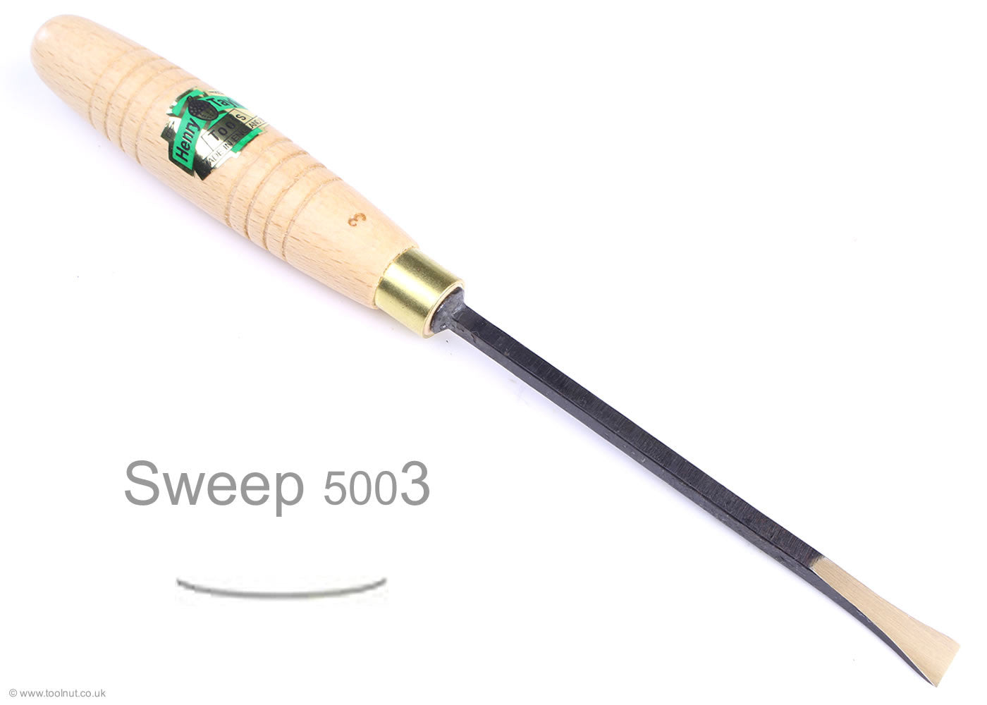 Henry Taylor - Sweep 5003 - Fishtail - Carving Gouge – Toolnut