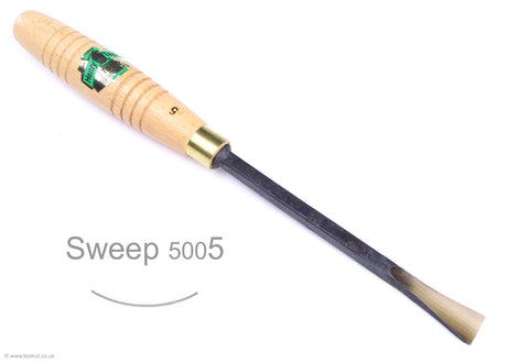 Henry Taylor - Sweep 5005 - Fishtail - Carving Gouge