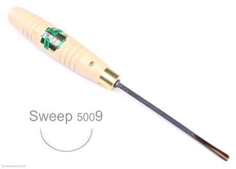 Henry Taylor - Sweep 5009 - Fishtail - Carving Gouge