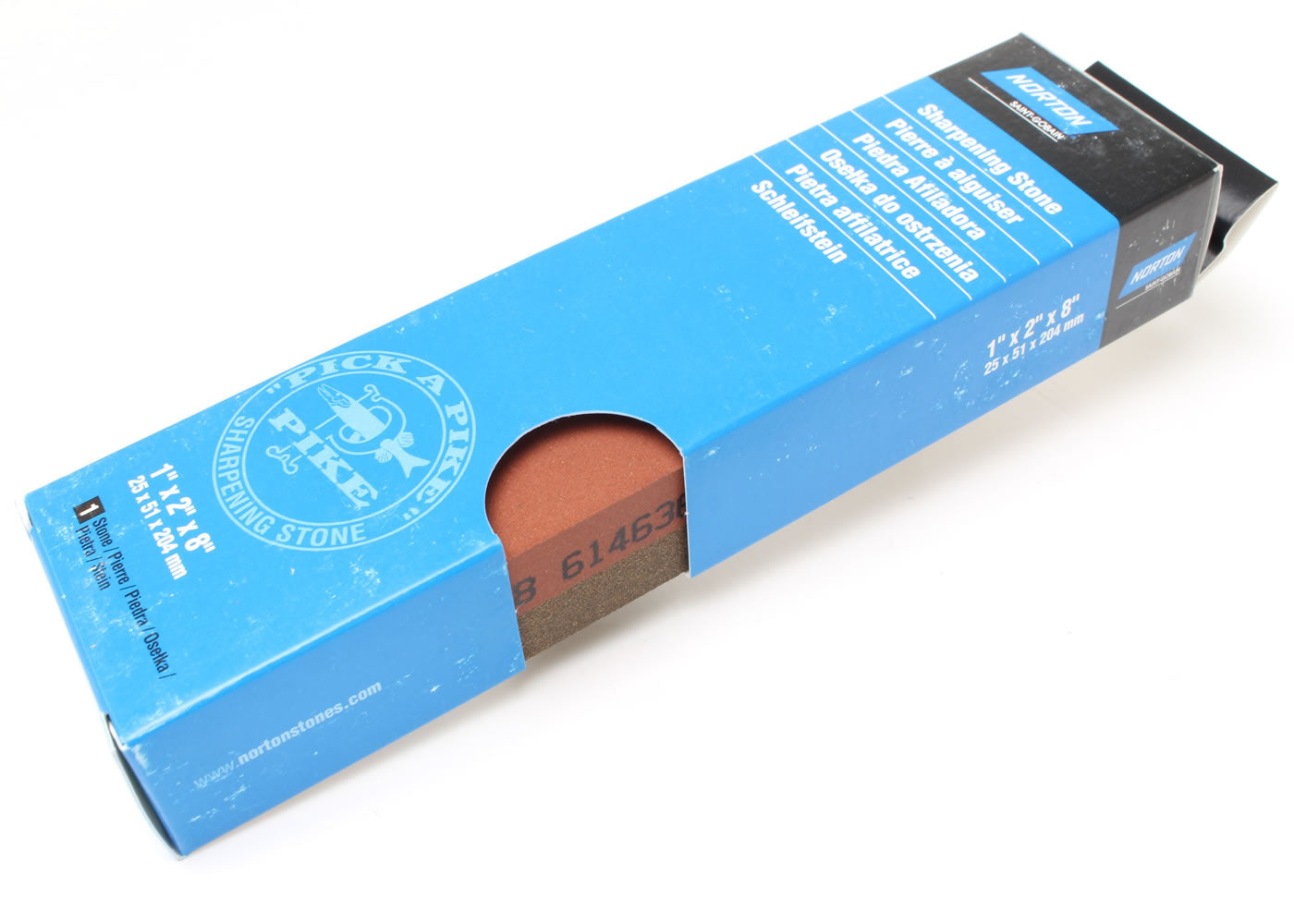 Norton Combination Sharpening Stone 8" x 2" Toolnut