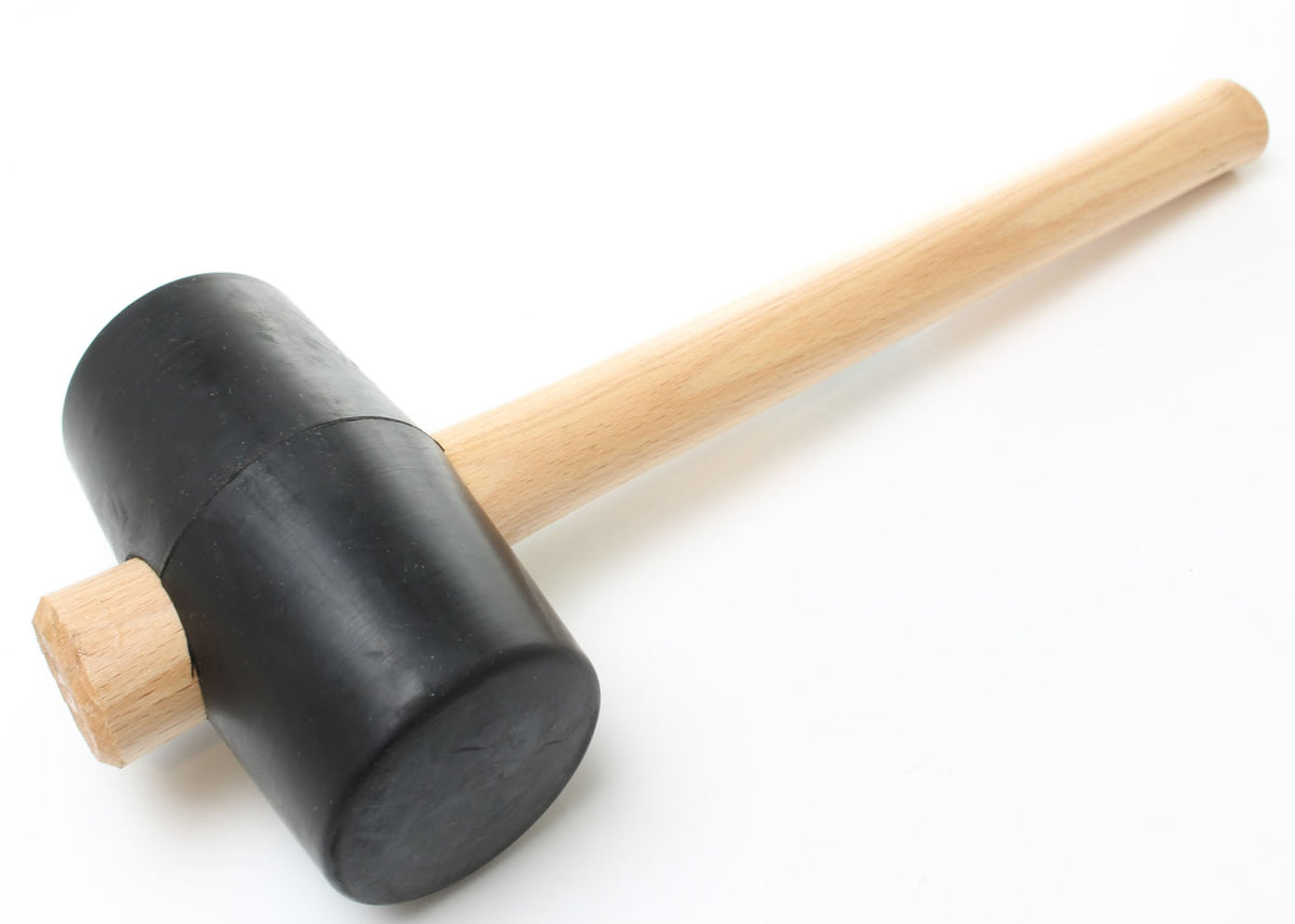 Non Marring Rubber Mallet Tool 16 Oz Rubber Mallet Hammer With Solid ...