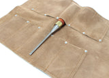 Leather Chisel Roll - 12 Pockets
