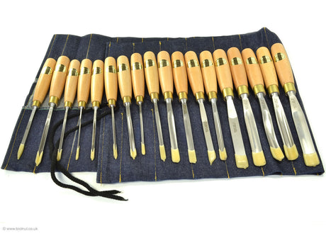 Ashley Iles Carving Tool Set - Westminster - With Tool Roll