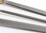 Narex Fine Cut Rasp Set Close up of blades