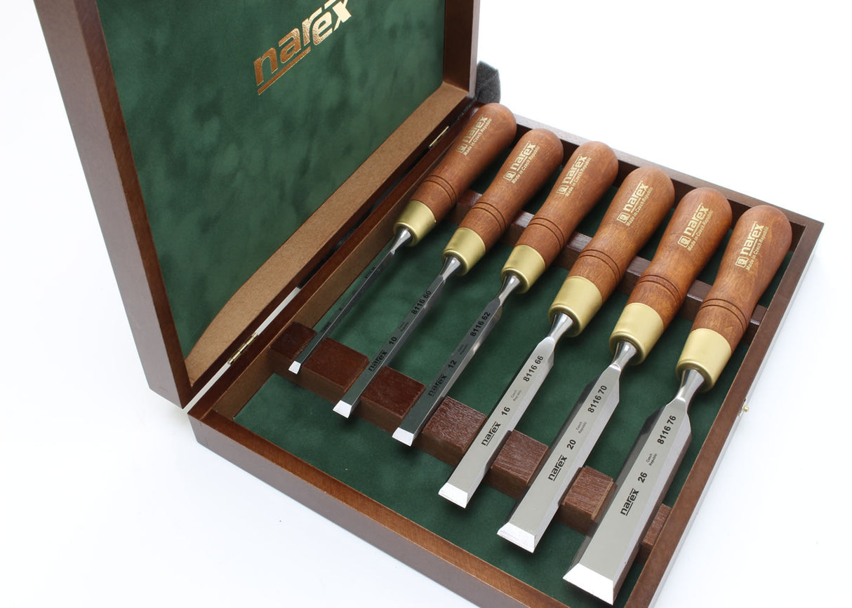 Narex Premium Polished Bevel Edge Chisel Set