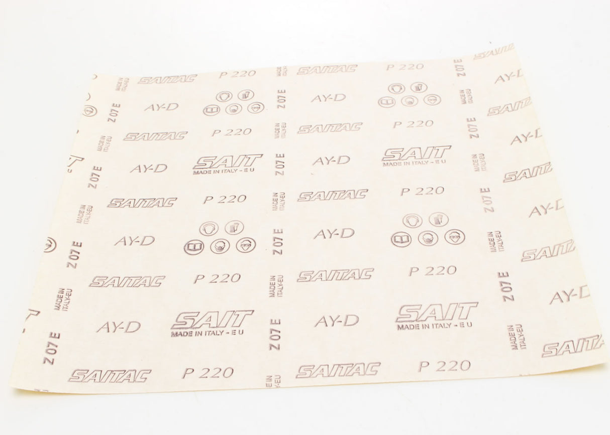 Sait Hand, Orbital Sanding Sheets - reverse view