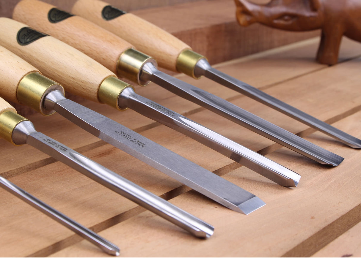 Ashley Iles Beginner Carving Tool Set - York